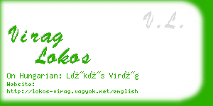 virag lokos business card